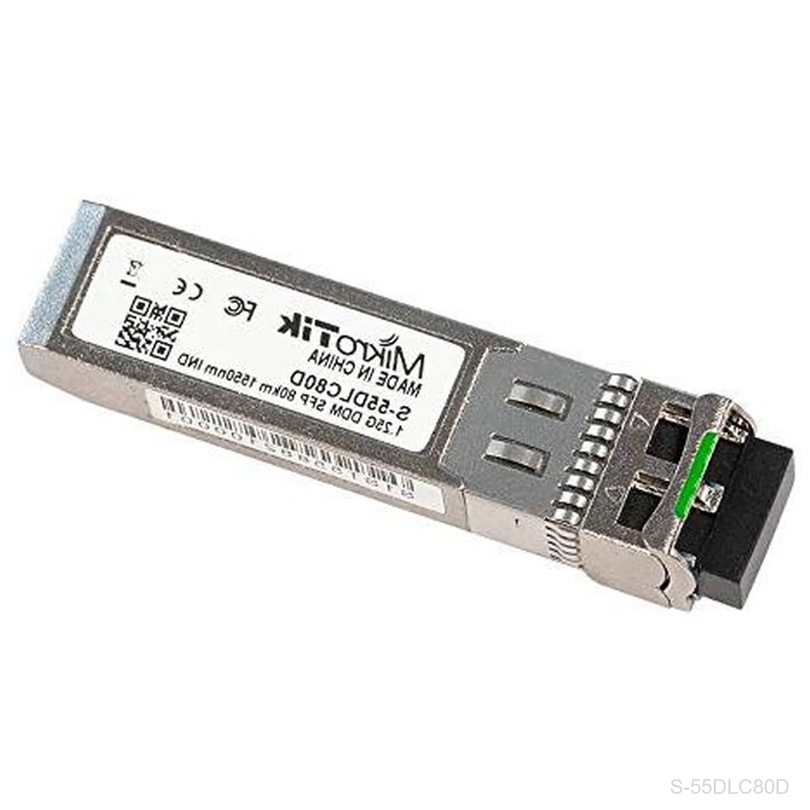 [S-55DLC80D] MikroTik SFP 1.25G module for 80km links with Dual LC-connector
