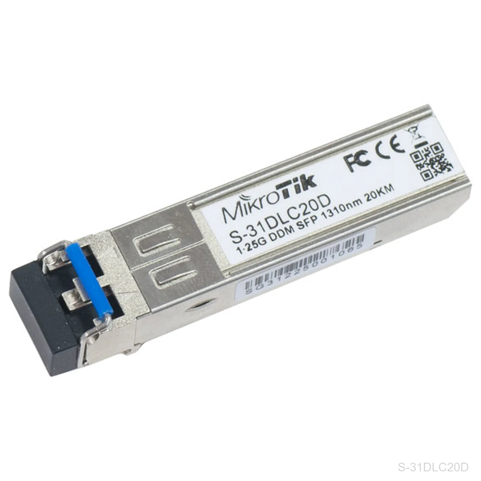 [S-31DLC20D] Mikrotik S-31DLC20D SFP (1.25G) module, 20KM, Single Mode