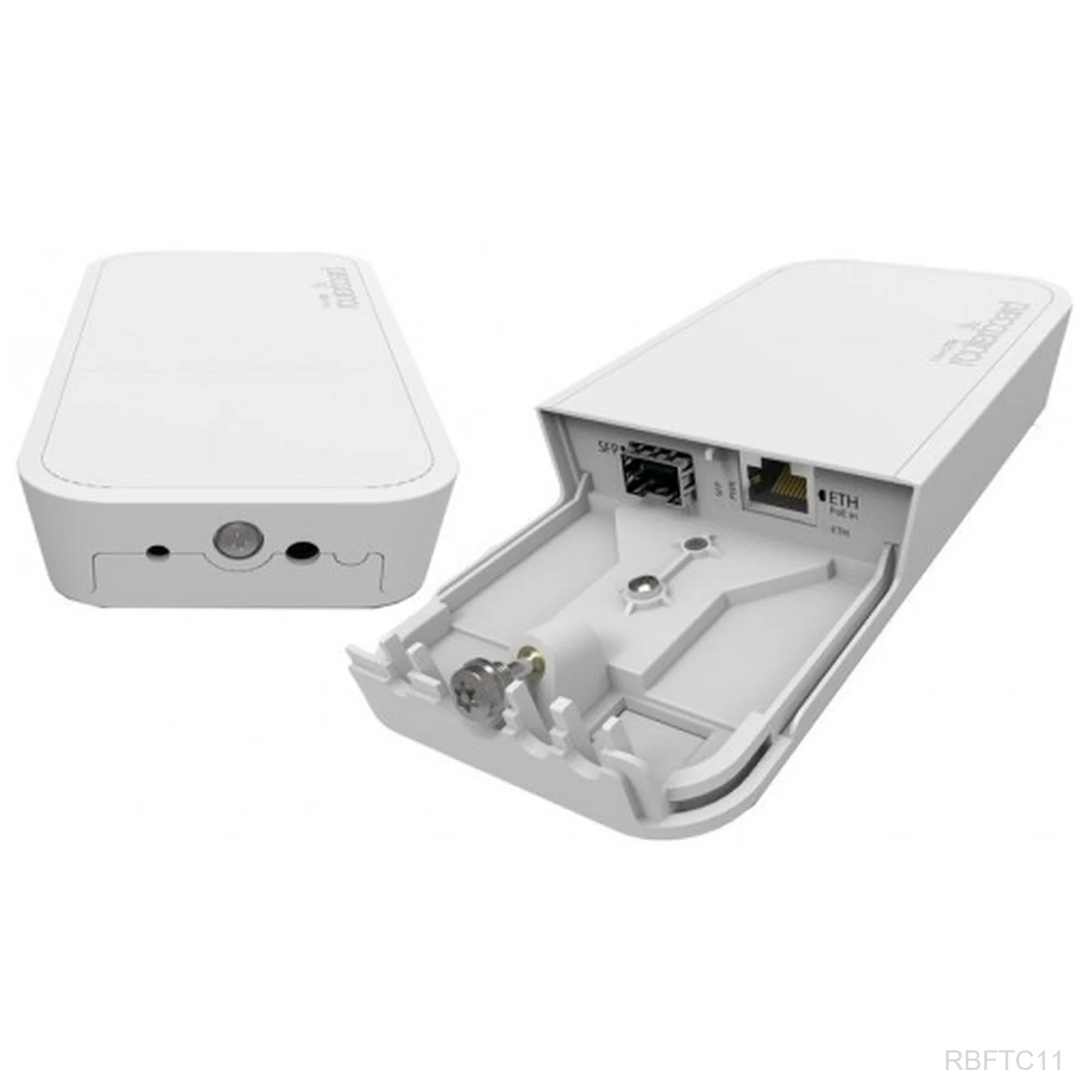 [RBFTC11] MikroTik Fiber to Copper converter, Outdoor case, 12-57V PoE with 802.3af/at support