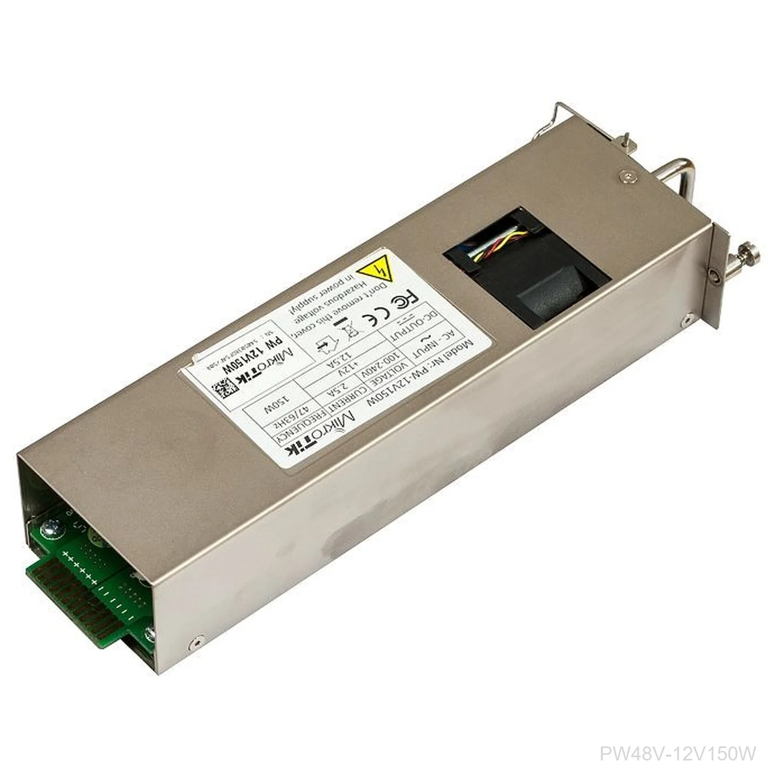 [PW48V-12V150W] MikroTik Hot Swap -48V DC telecom power supply for CCR1072