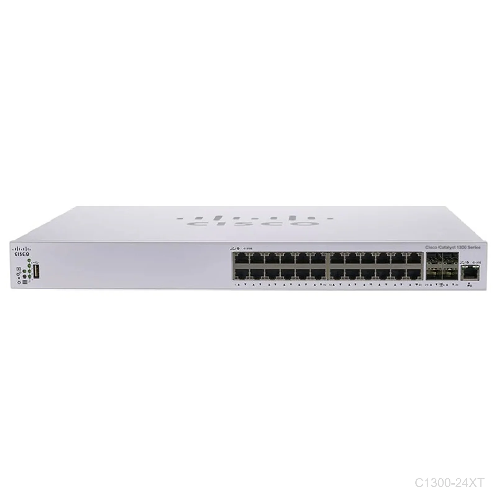 [C1300-24XT] Cisco C1300-24XT, 20 x 10G copper + 4 x 10G copper/10G SFP+ combo uplink, Layer 3 Catalyst Switch