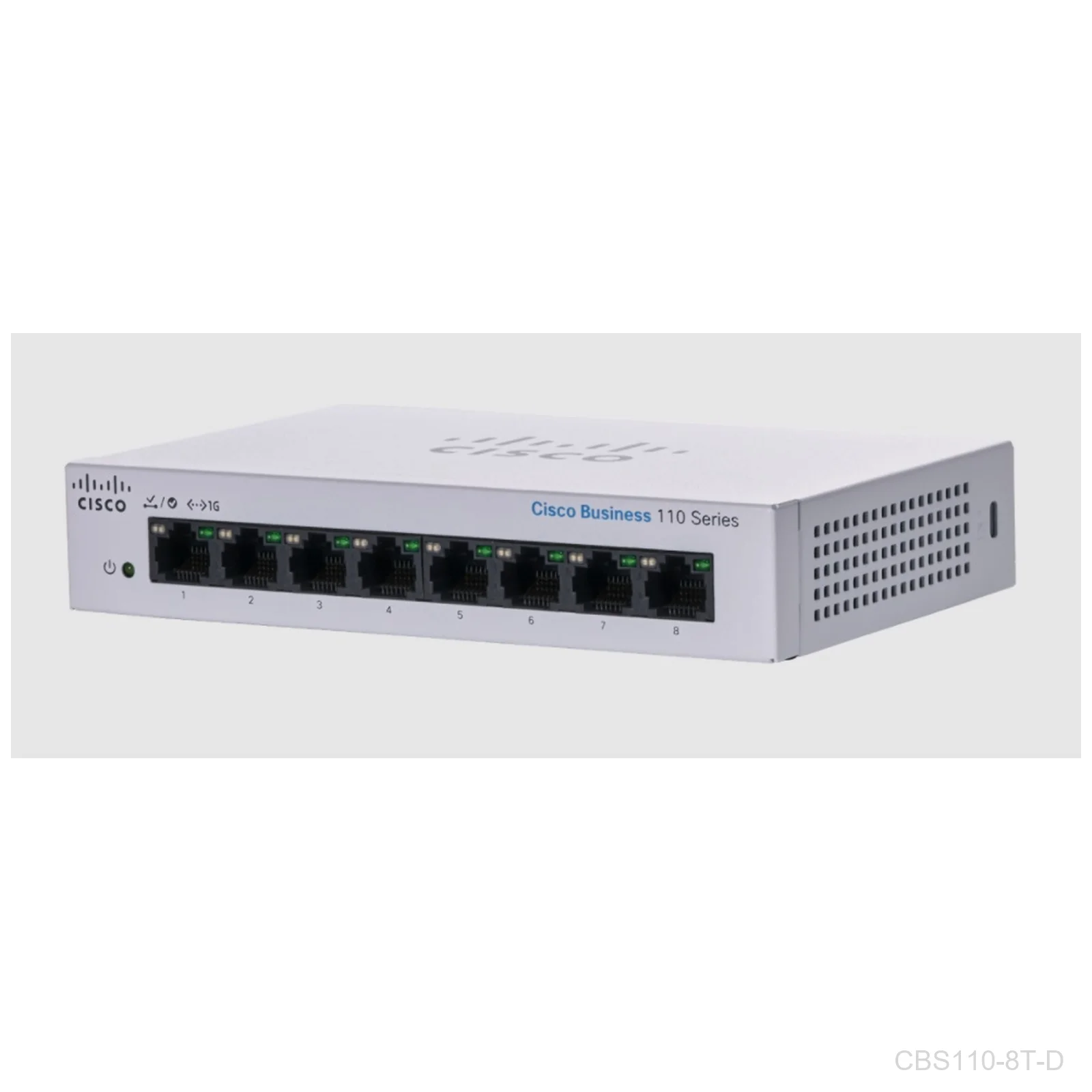 Cisco CBS110-8, 8 Giga ports desktop unmanaged switch
