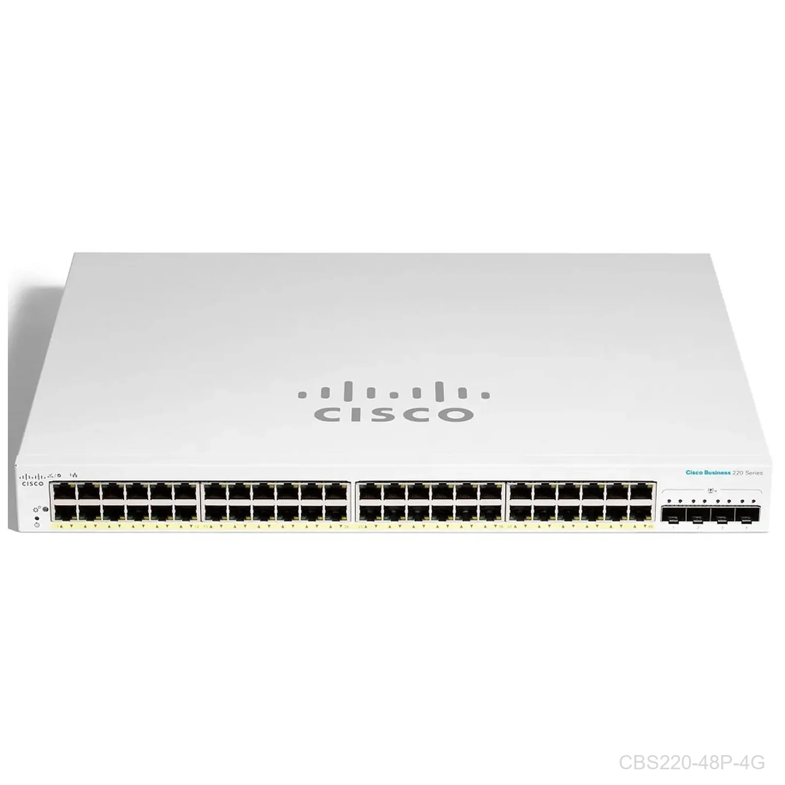 Cisco CBS220-48P-4G, 48 ports Giga POE+ 382W with 4 x 1G SFP port, Switch