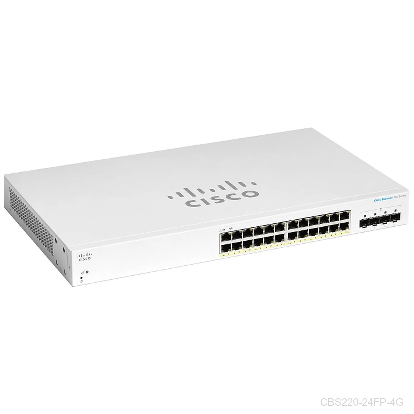 Cisco CBS220-24FP-4G, 24 ports Giga POE+ 382W with 4 x 1G SFP port, Switch