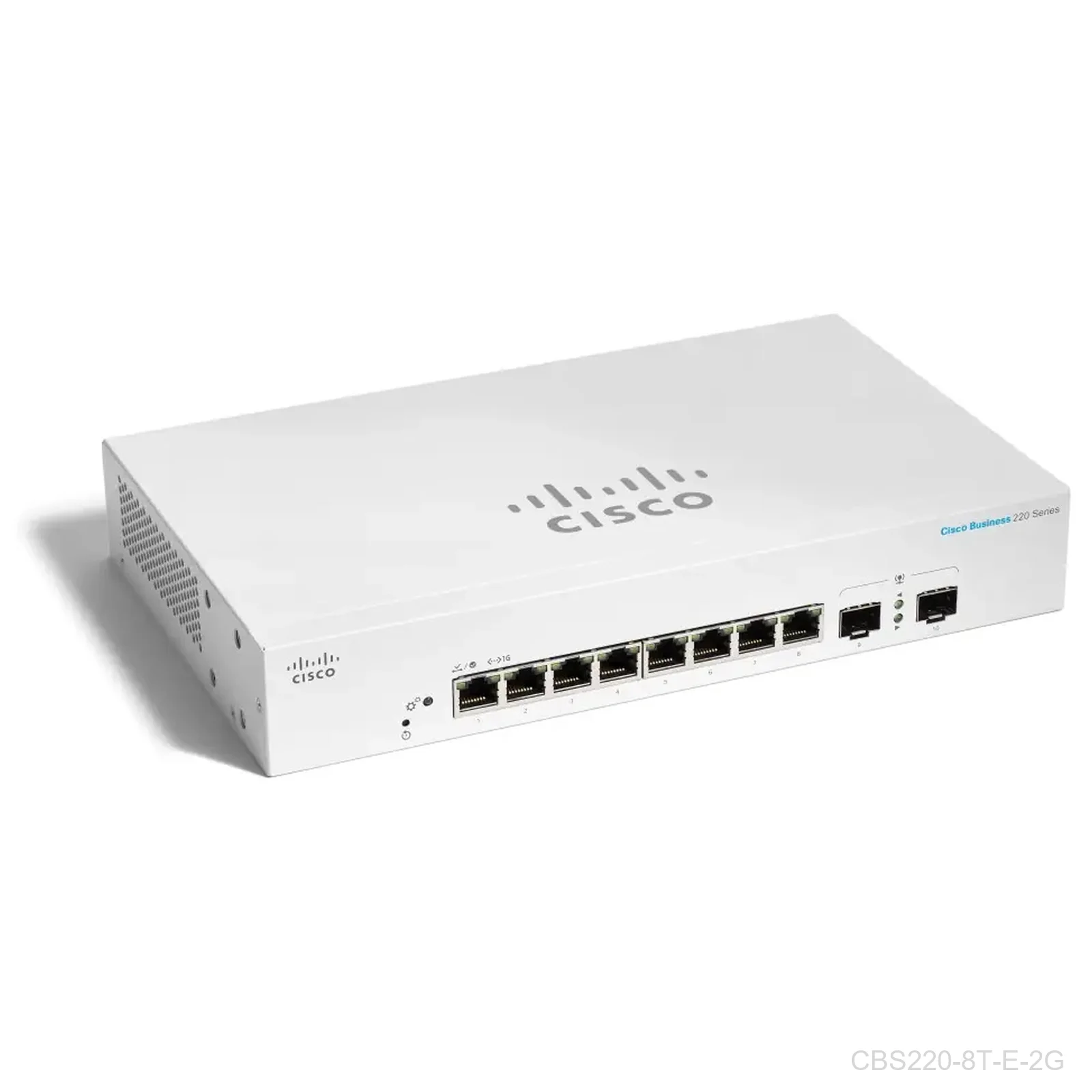 [CBS220-8T-E-2G] Cisco CBS220-8T-E-2G, 8 ports Giga with 2 x 1G SFP port, Switch