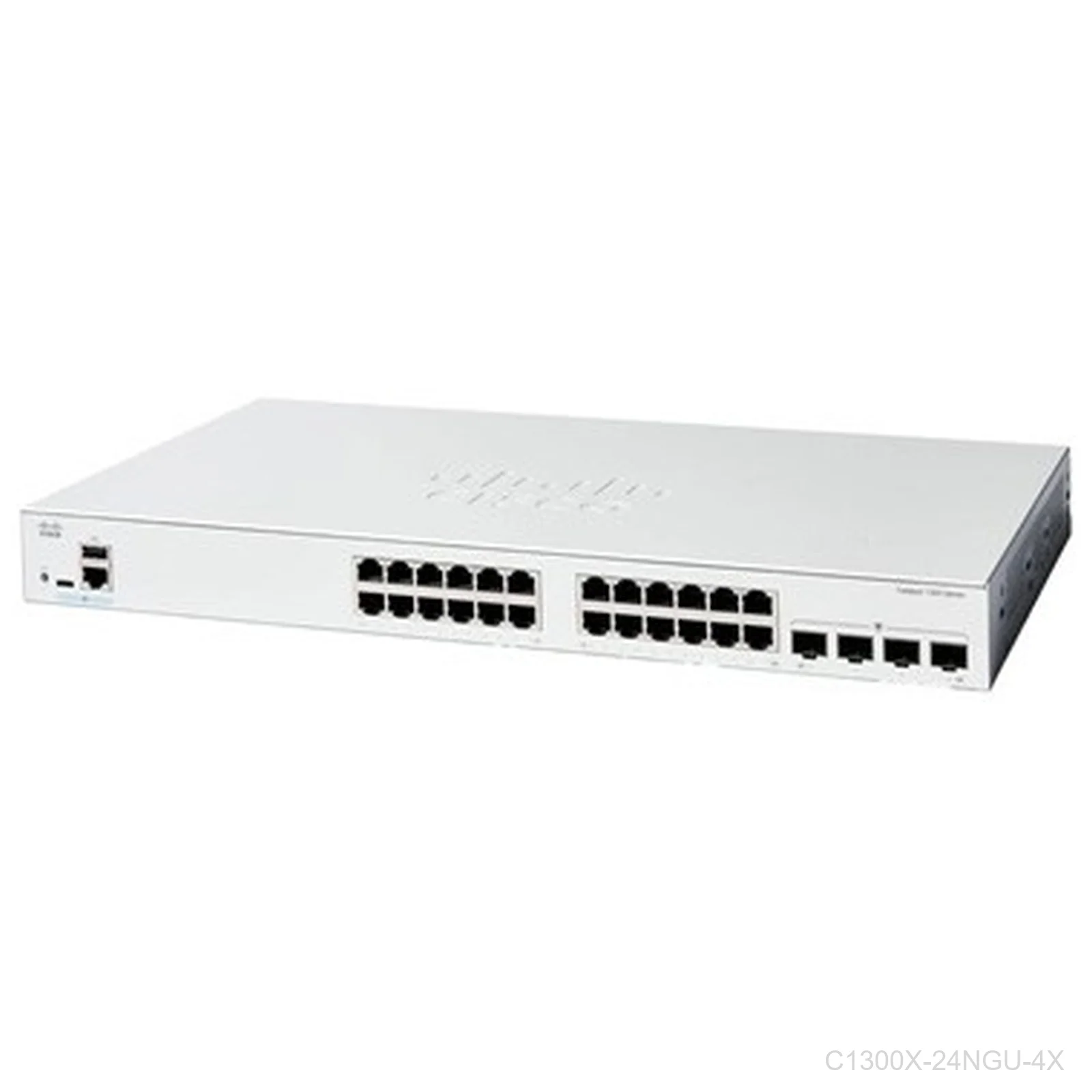 [C1300X-24NGU-4X] Cisco C1300X-24NGU-4X, 16 x Giga POE+ and 8 x 5G mGig 60W PoE++ ports 740W, with 4 x 10G SFP28, Catalyst Switch