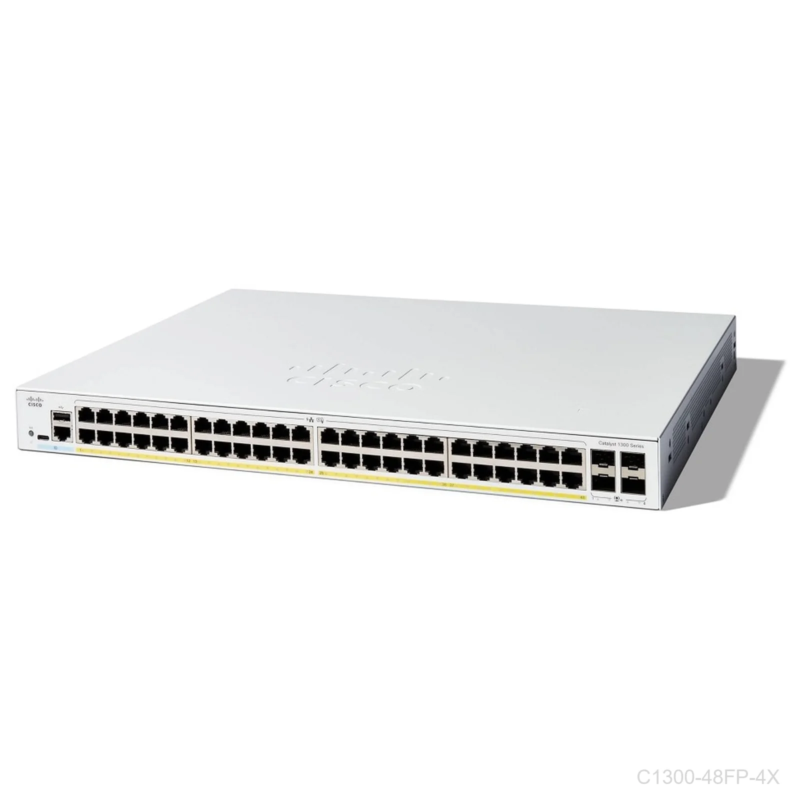 [C1300-48FP-4X] Cisco C1300-48FP-4X, 48 ports Giga PoE+ 740W, 4 x 10G SFP+ uplink, Catalyst Switch