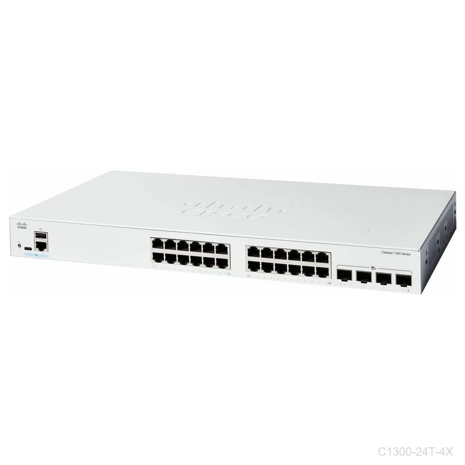 [C1300-24T-4X] Cisco C1300-24T-4X, 24 ports Giga, 4 x 10G SFP+ uplink, Catalyst Switch