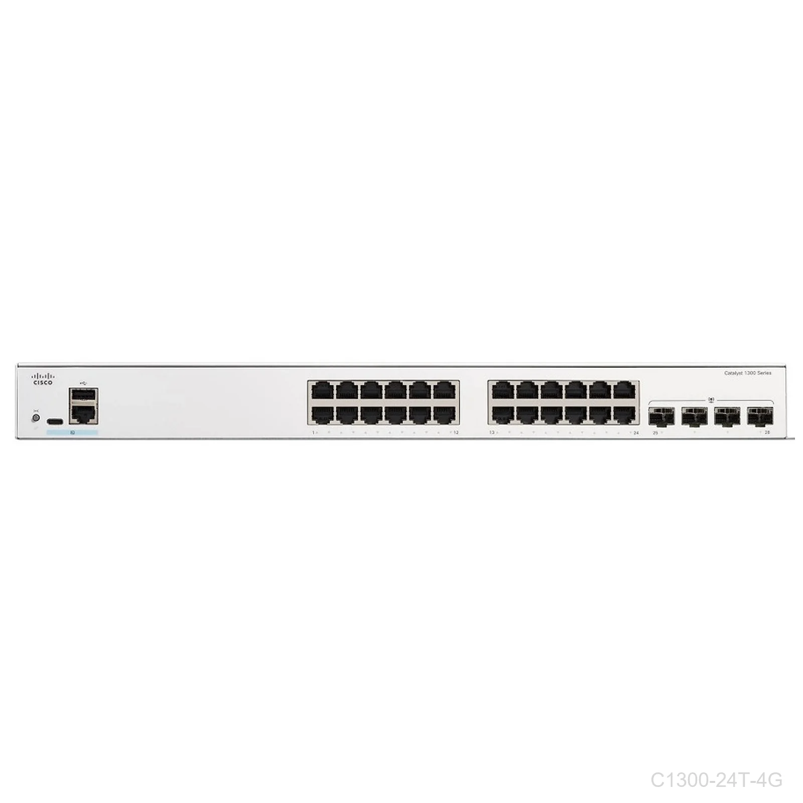 Cisco C1300-24T-4G, 24 ports Giga + 4 x 1G SFP uplink ports, Catalyst Switch